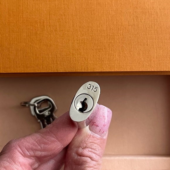 Louis Vuitton Silver Lock #315 and Keys - Picture 7 of 9